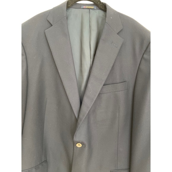 Hart Schaffer Marx gold trumpeter blue blazer 46L, made in US luxury - Picture 2 of 11